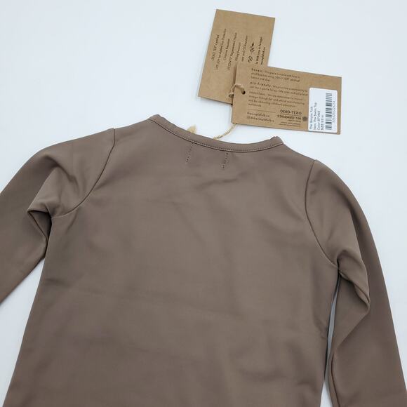 The Simple Folk The Swim Top in Stone Size 6-9 Months - Picture 8 of 10